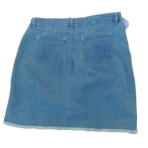 Baccini  stretch denim skirt sz 8 - Picture 6 of 7